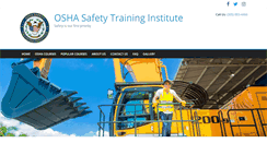 Desktop Screenshot of oshasafetytraininginstitute.com